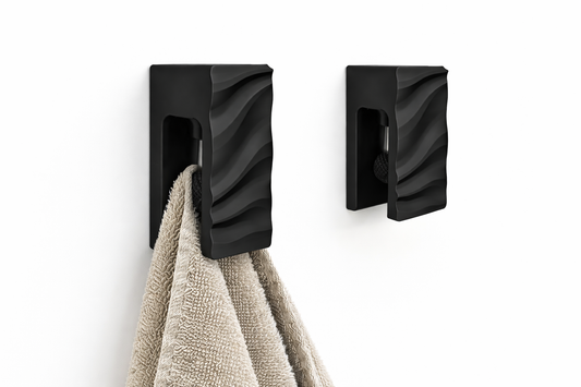 Lot de 2 Support serviettes – design ondulé élégant