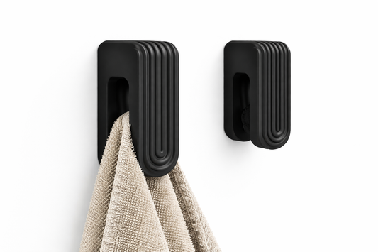 Lot de 2 Support serviettes – design à lignes moderne